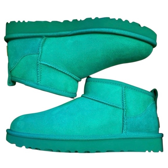 UGG Classic Ultra Mini Emerald Green - Picture 2 of 13